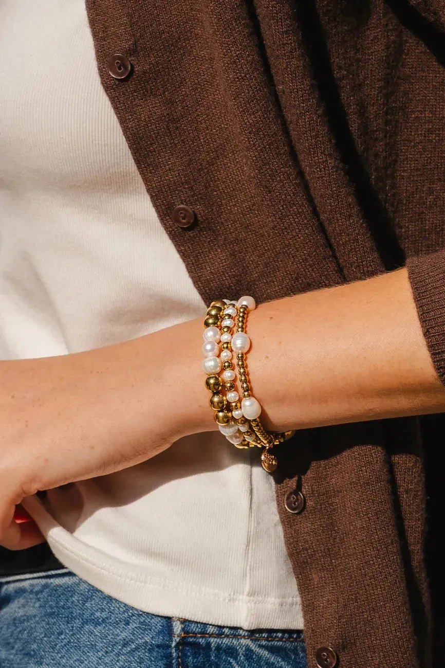 Freshwater Pearl Bracelet Set | Swank Boutique