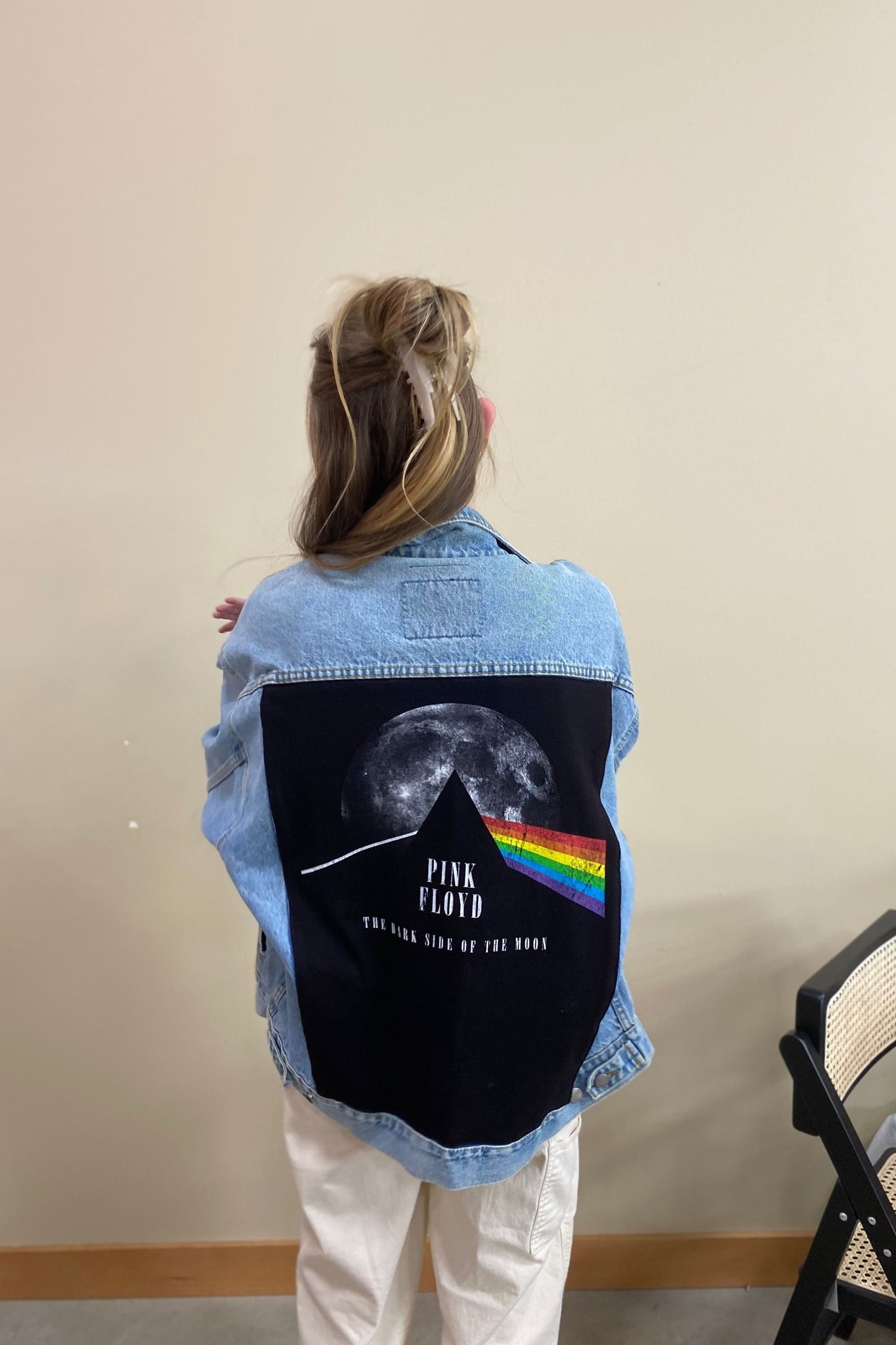 Custom Vintage Denim Jacket - Pink Floyd | Swank Boutique