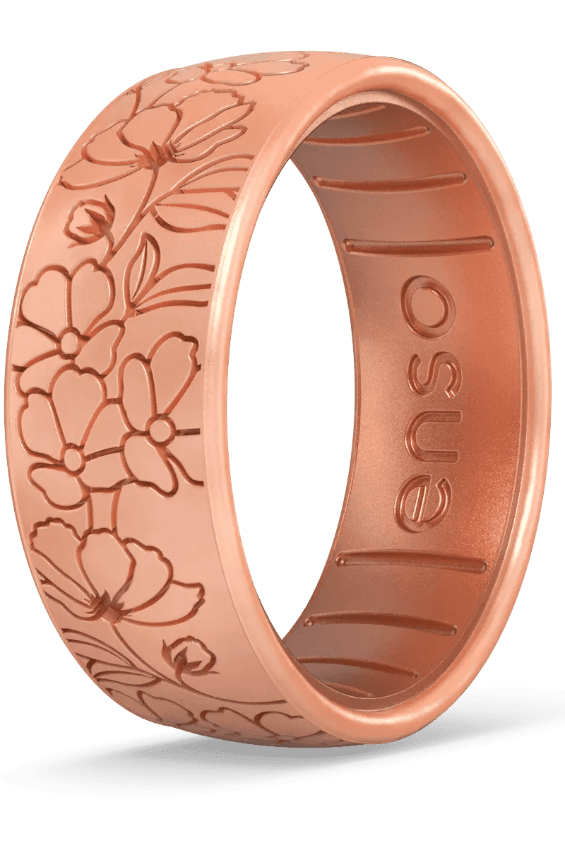 Etched Poppies Ring | Swank Boutique