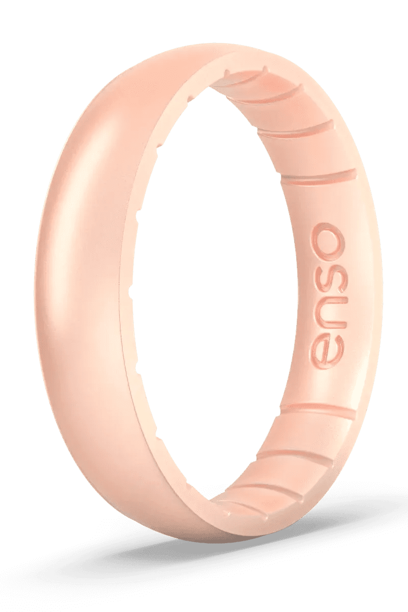 Silicone Thin Rose Gold Ring | Swank Boutique