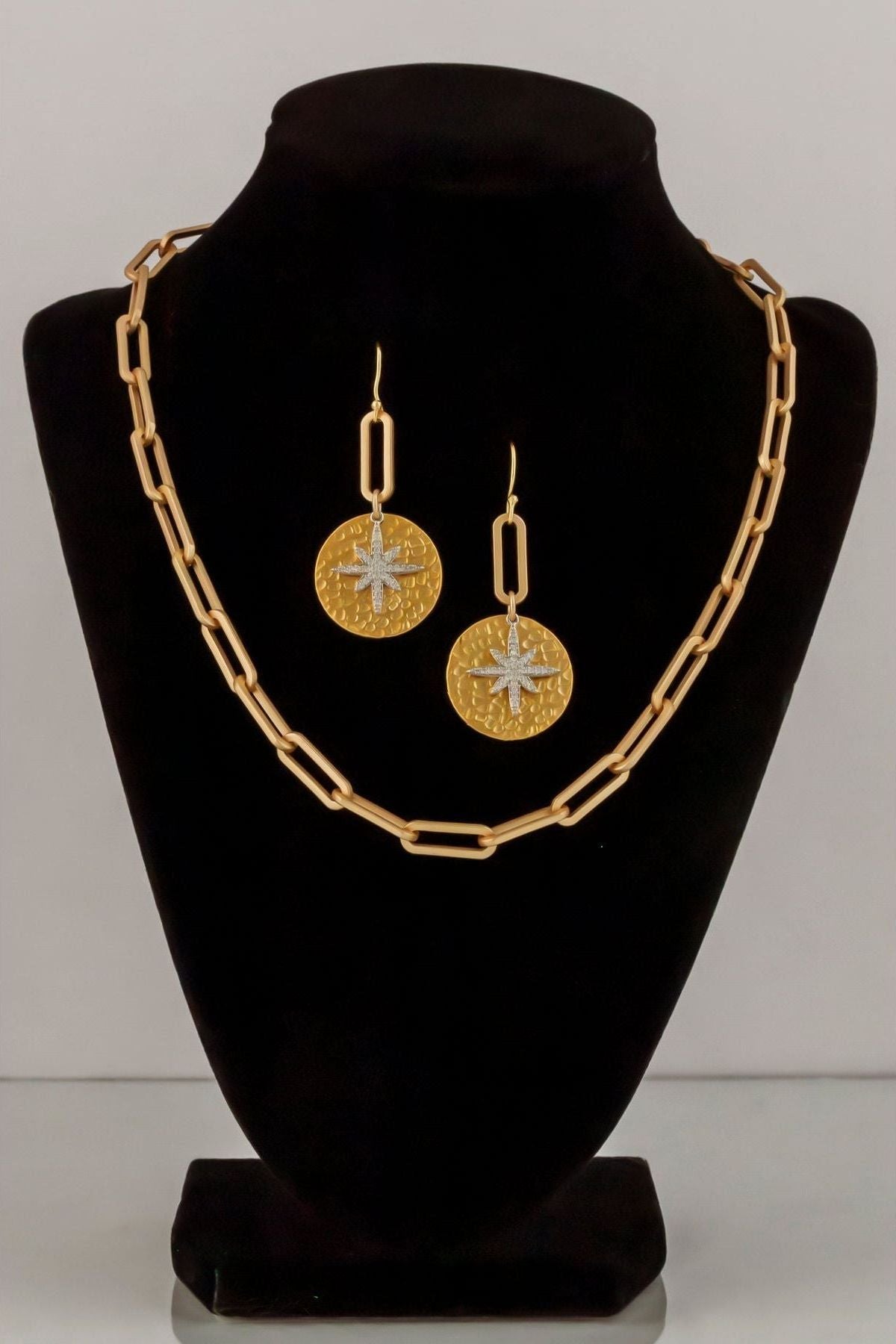 Rosemary Coin Star Earrings | Swank Boutique