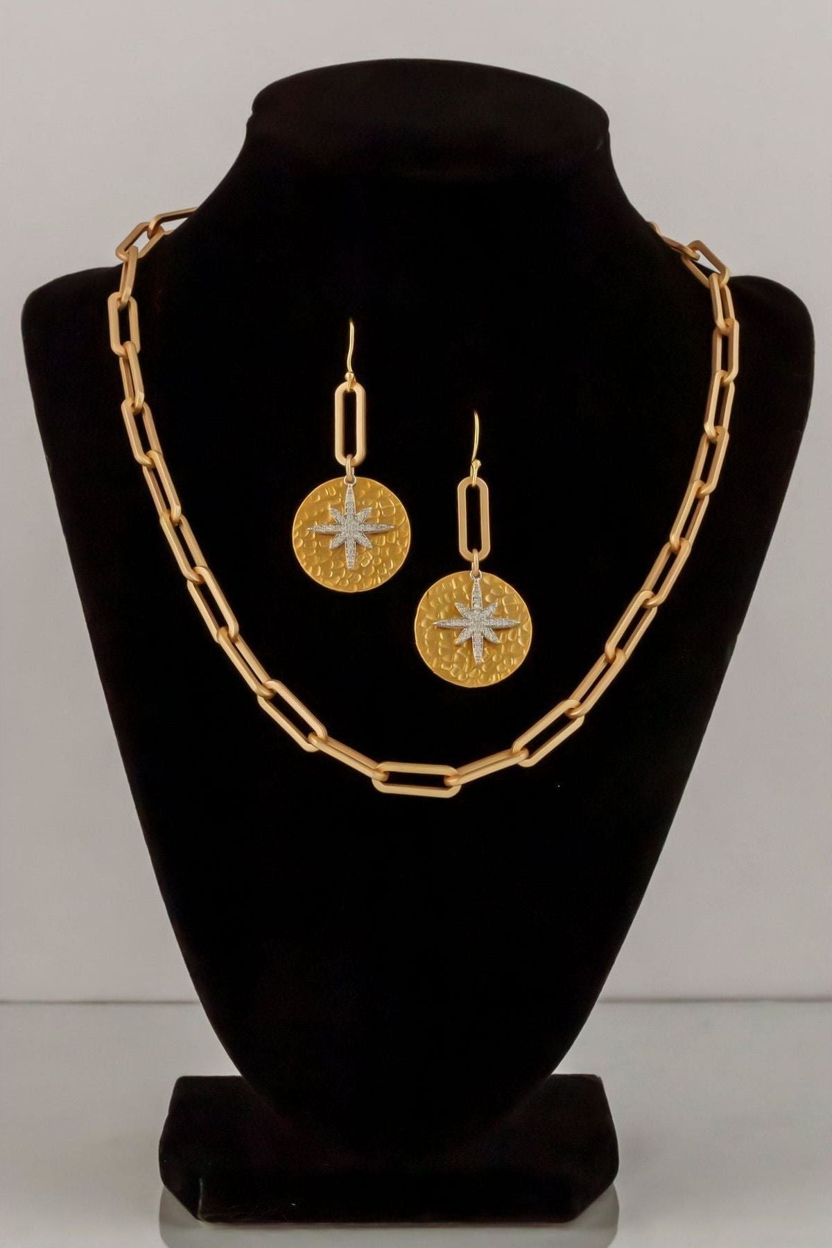 Rosemary Coin Star Earrings | Swank Boutique