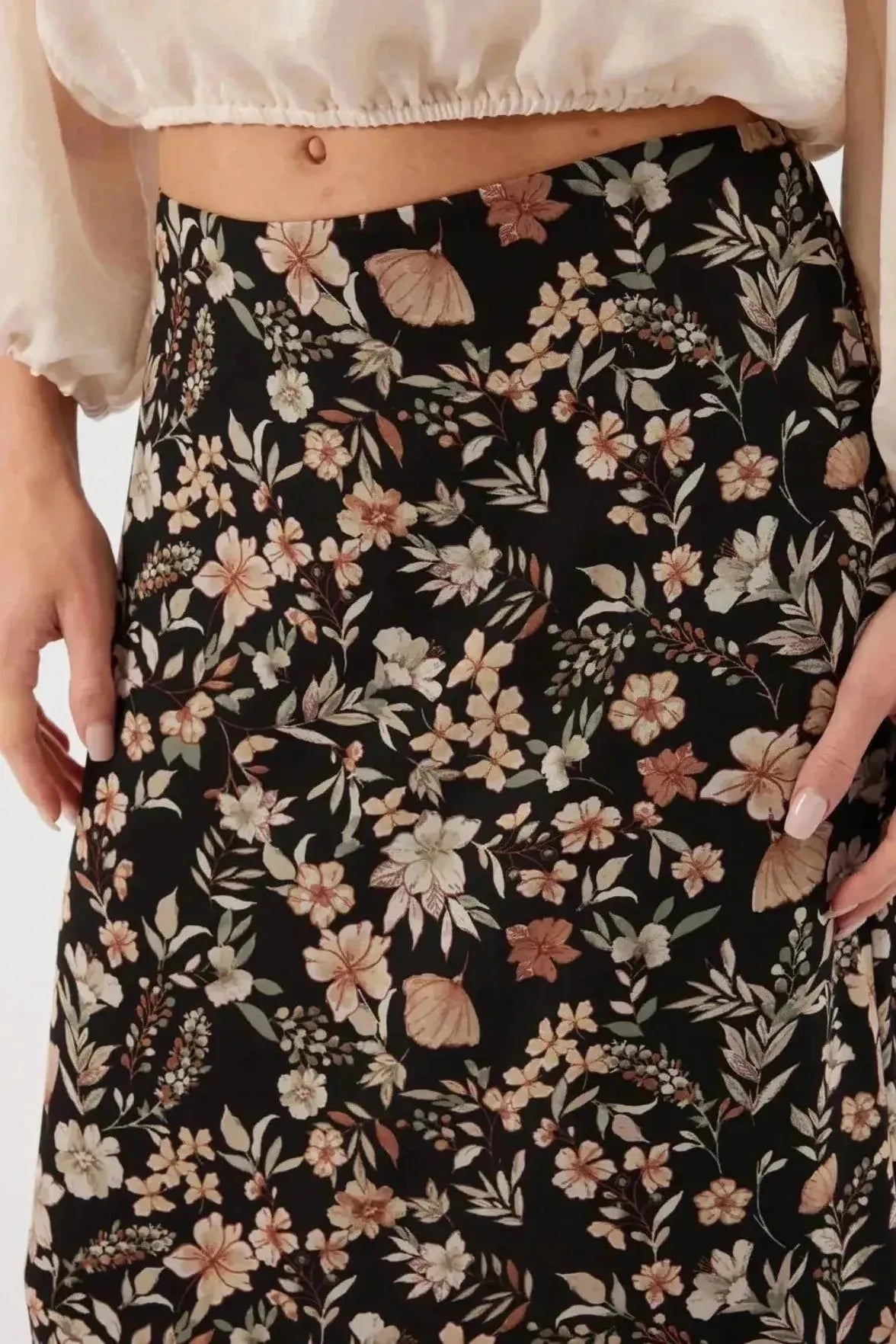 Tara Midi Skirt | Swank Boutique
