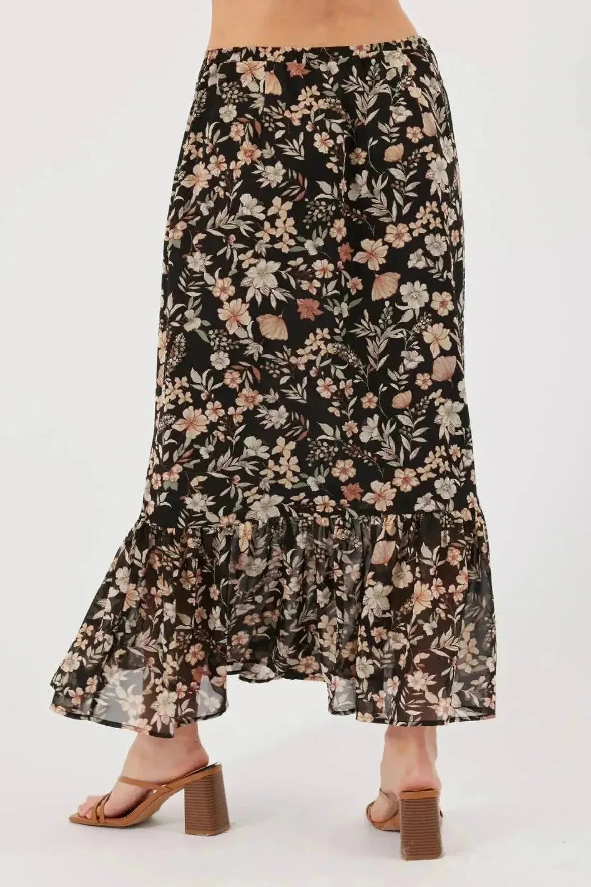 Tara Midi Skirt | Swank Boutique