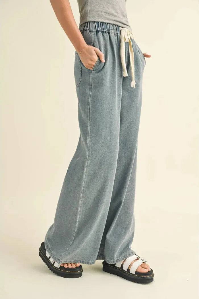 Wisteria Denim Pants | Swank Boutique