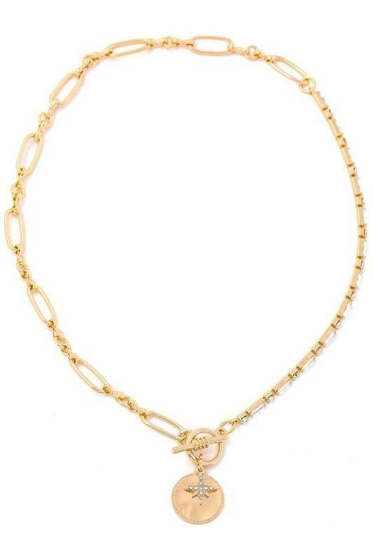 Mixed Chain Toggle Necklace | Swank Boutique