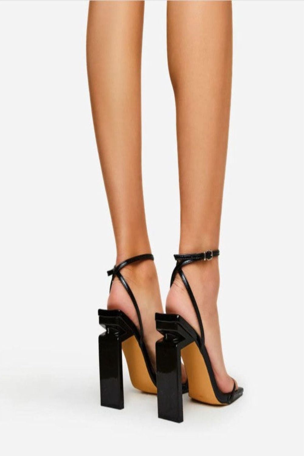 Cutout Block Heel | Swank Boutique