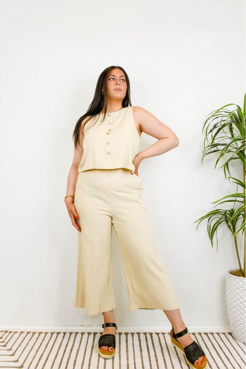 Meredith Linen Set - Pant | Swank Boutique