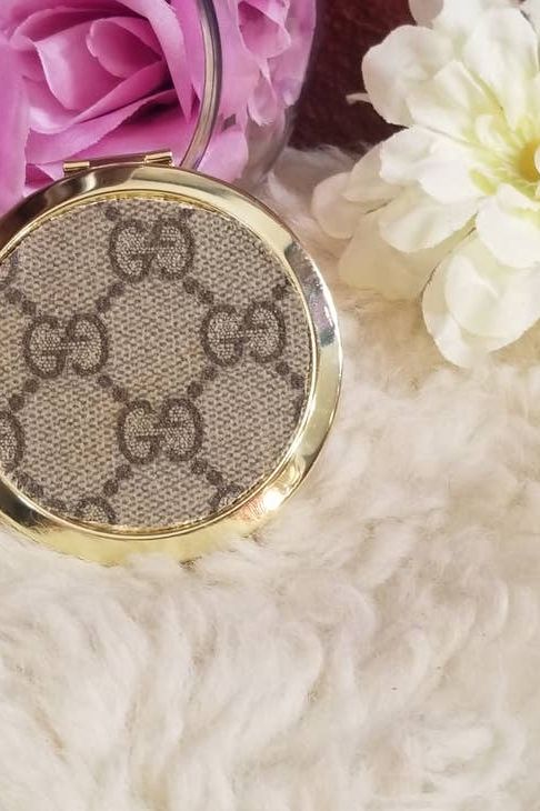 Gucci Double Sided good Compact Pocket Mirror