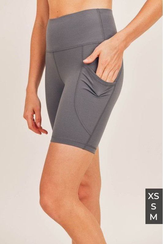 Smoked Pearl Biker Short | Swank Boutique