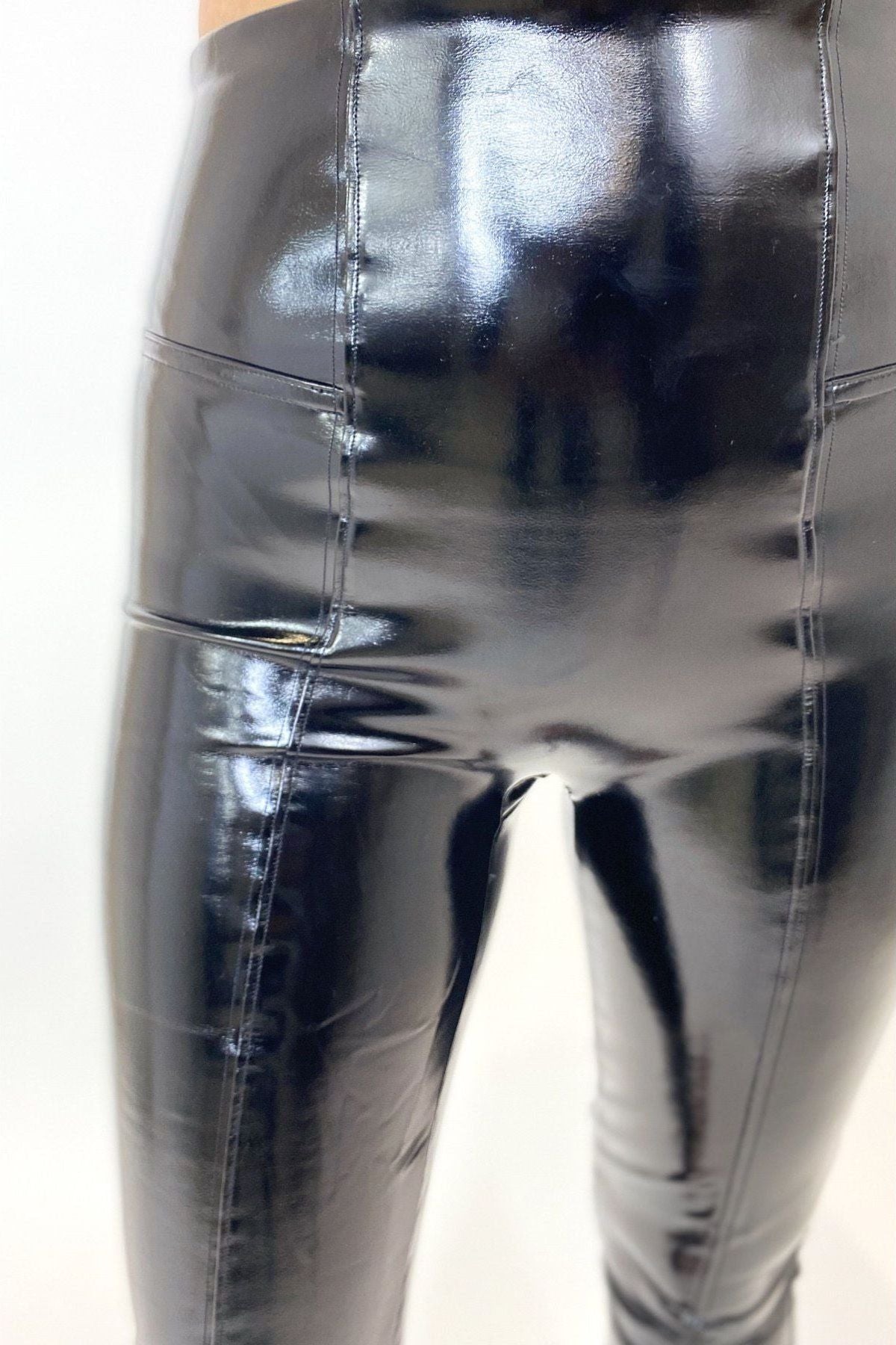 Spanx Faux Patent Leather Legging | Swank Boutique