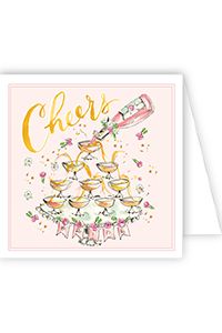 Cheers Champagne Glasses | Swank Boutique
