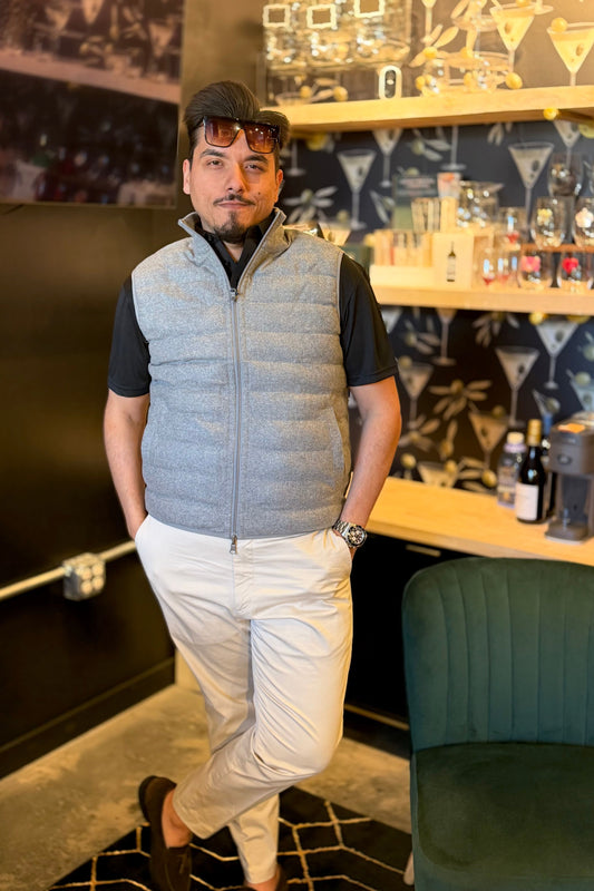 Regent Reversible Quilted Vest | Swank Boutique