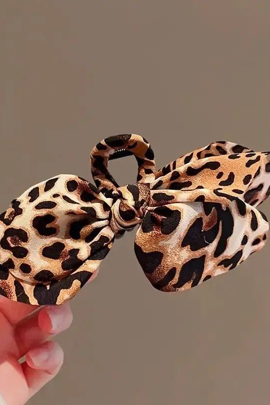 Animal Print Vintage Hair Clip | Swank Boutique