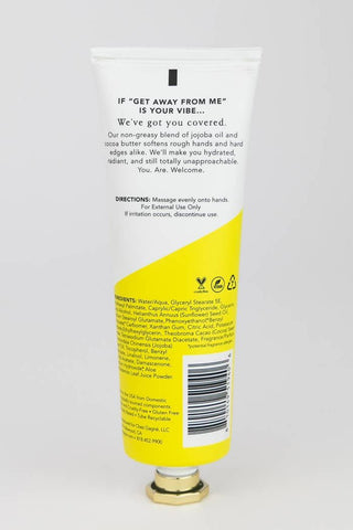 Don't Touch Me - Funny Hand Cream Gift, Island Citrus