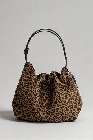 Faux Suede Ruched Shoulder Bag | Swank Boutique