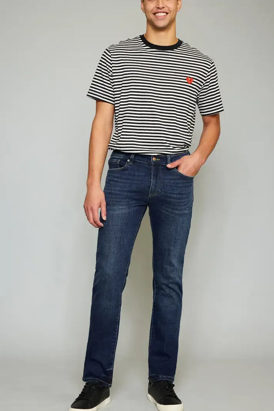 Wayne Slim Straight Jeans | Swank Boutique