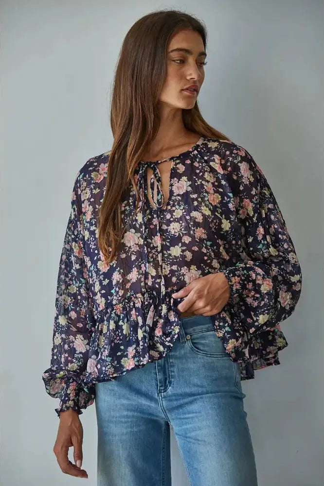 Karissa Floral Shirt | Swank Boutique