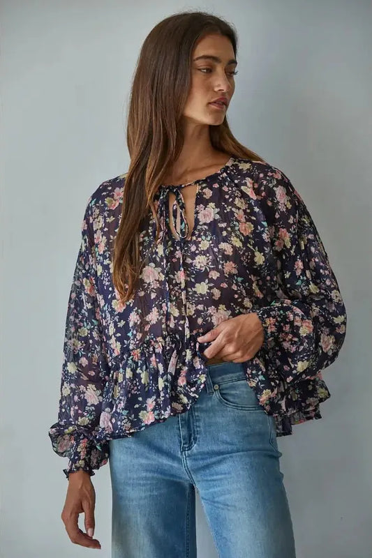 Karissa Floral Shirt | Swank Boutique