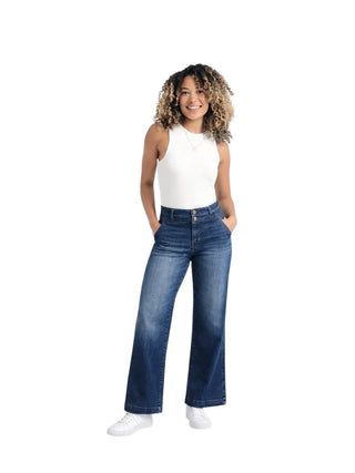 Oaklee Petite Wide Leg Jean