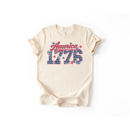 1776 Patriotic American Graphic Tee | Swank Boutique