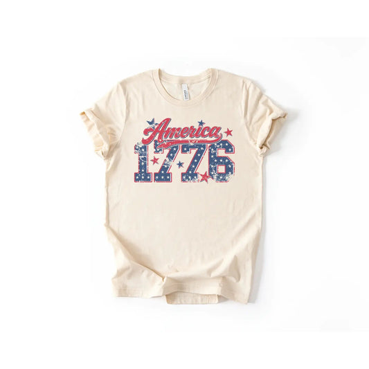 1776 Patriotic American Graphic Tee | Swank Boutique