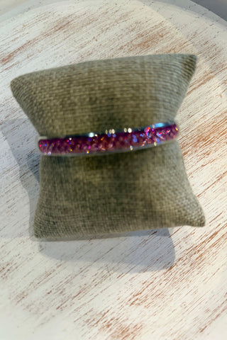 Pink Sparkle Bangle | Swank Boutique