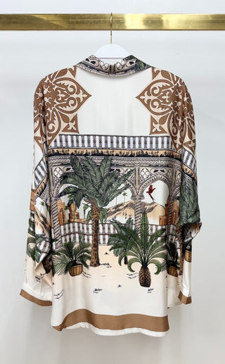 Oasis Tapestry Print Shirt