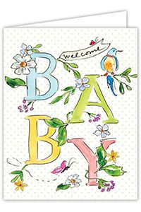 Welcome Baby Greeting Card | Swank Boutique