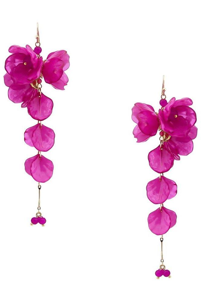 Flower Cluster Earrings - Grey (Copy) | Swank Boutique