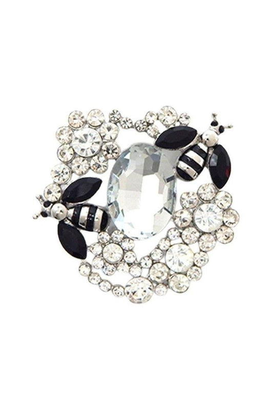 Queen Bee Brooch - Gold (Copy) | Swank Boutique