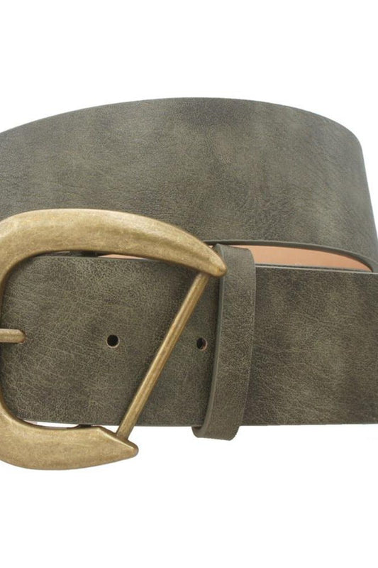 Rounded D Buckle Belt | Swank Boutique