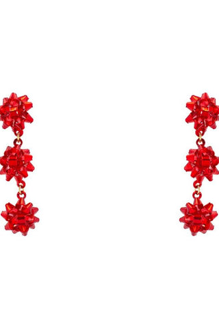 Holiday Bow Earrings | Swank Boutique
