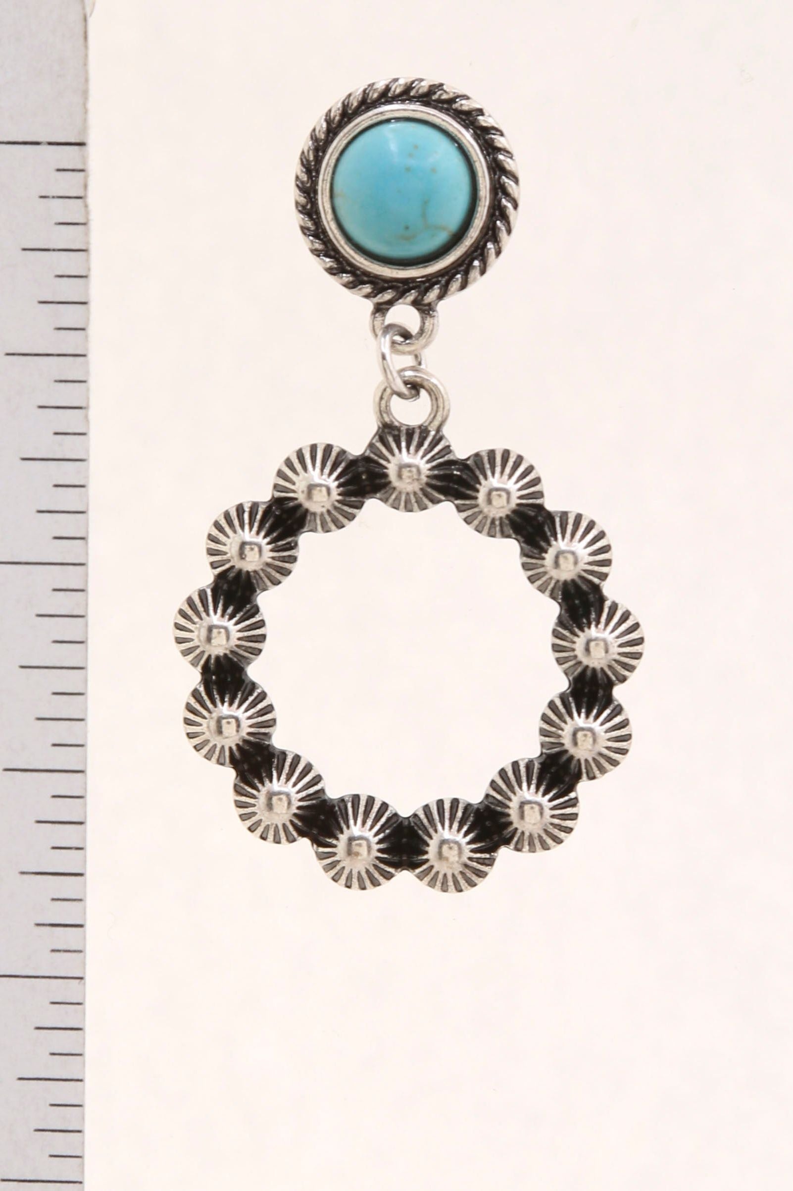 Turquoise Bead Earrings | Swank Boutique