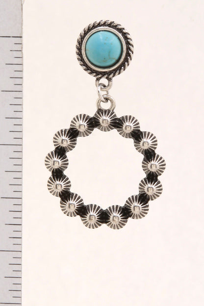 Turquoise Bead Earrings | Swank Boutique