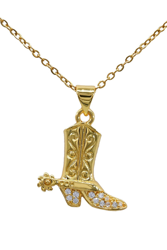 Cowboy Boot Necklace | Swank Boutique