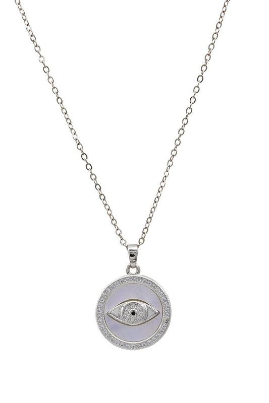 Evil Eye Charm Necklace - Gold (Copy) | Swank Boutique