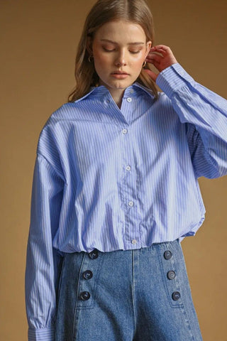 Meili Button Down Shirt | Swank Boutique