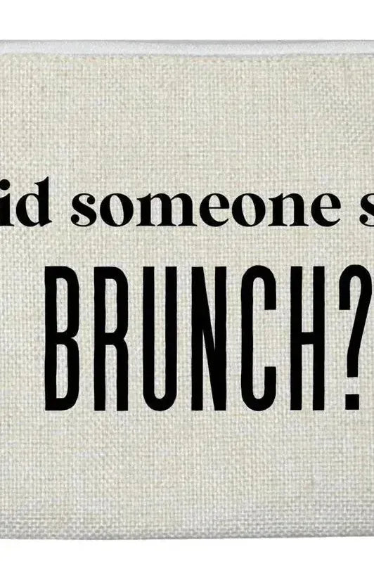 Did Someone Say Brunch Accessory Bag | Swank Boutique