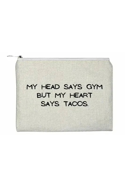 Heart Says Tacos Accessory Bag | Swank Boutique