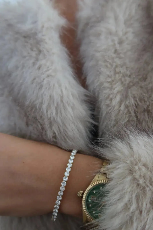 Stretchy Tennis Bracelet | Swank Boutique