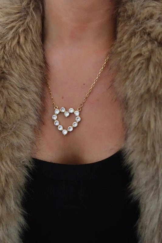 Large Heart Necklace | Swank Boutique