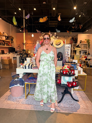 Tide Tales Flared Maxi Dress | Swank Boutique