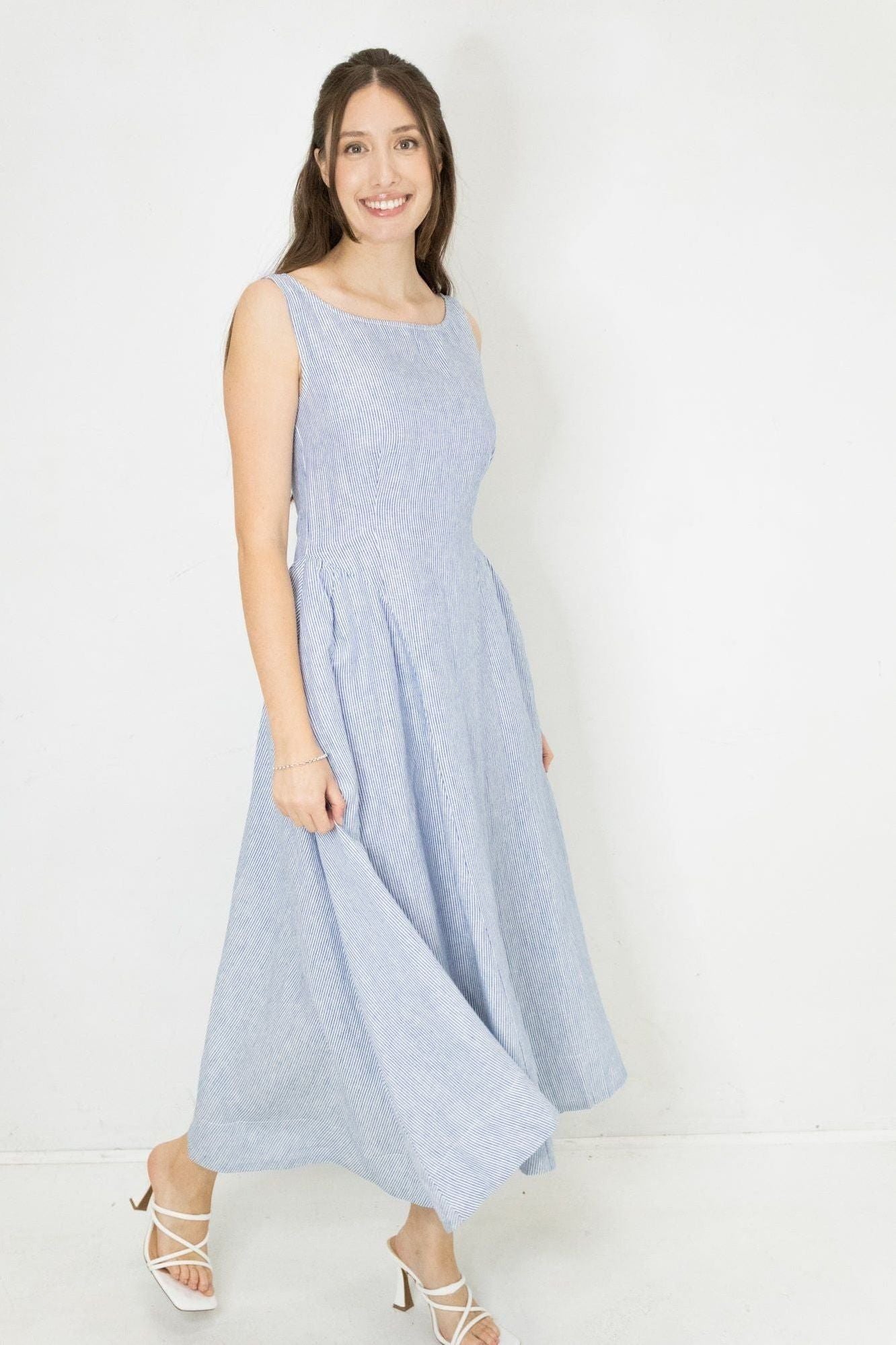 Alina Stripe Dress | Swank Boutique