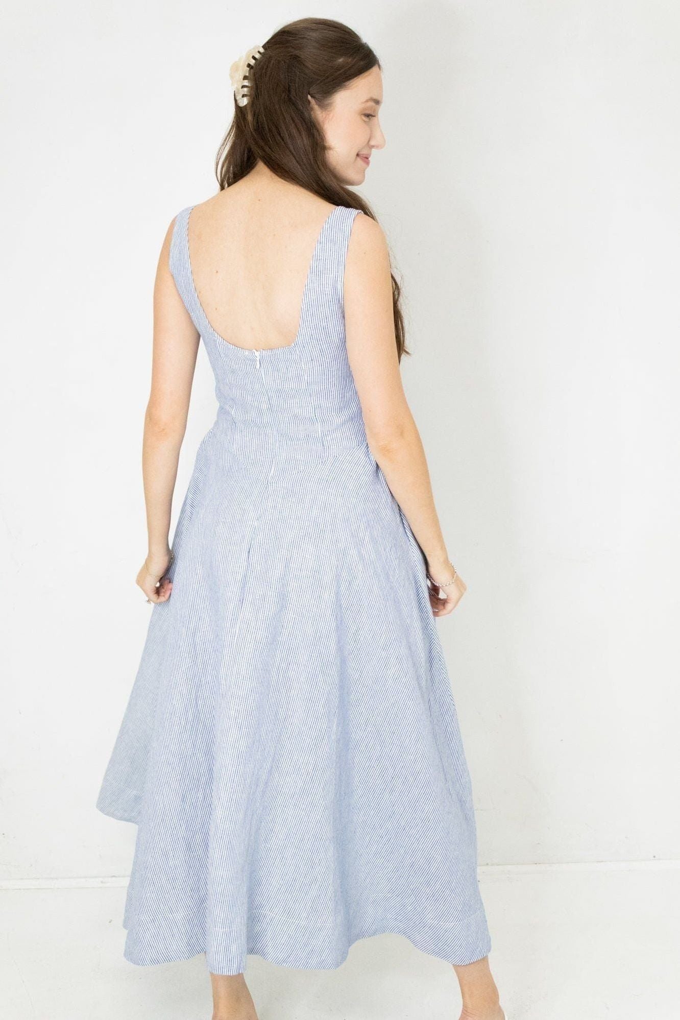 Alina Stripe Dress | Swank Boutique