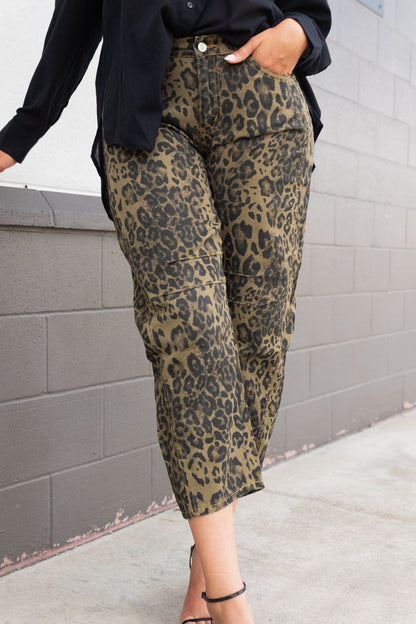 Diamond Leopard Pants | Swank Boutique