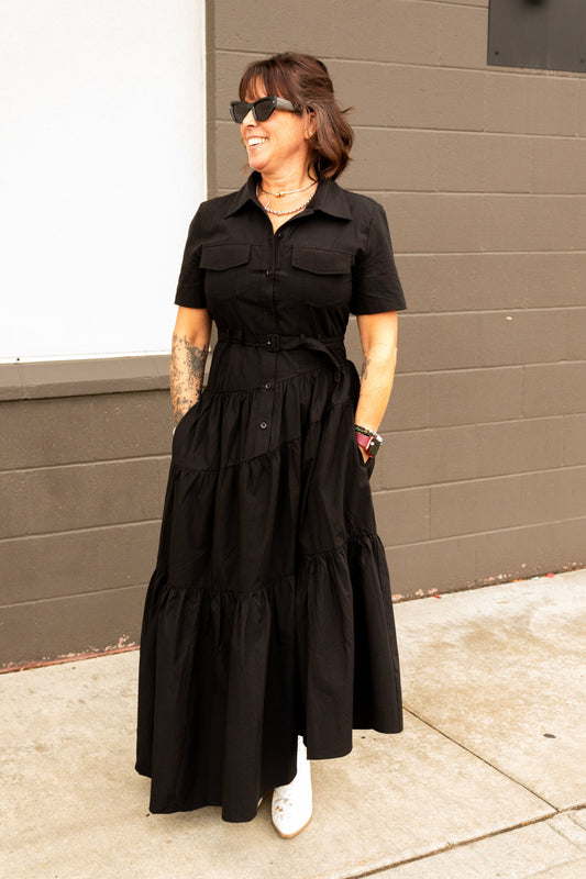 Cargo Shirt Dress | Swank Boutique