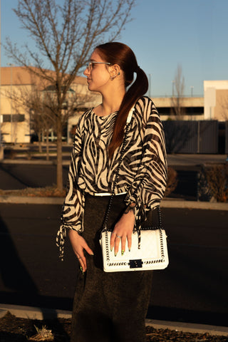 Jana Black Midi Skirt