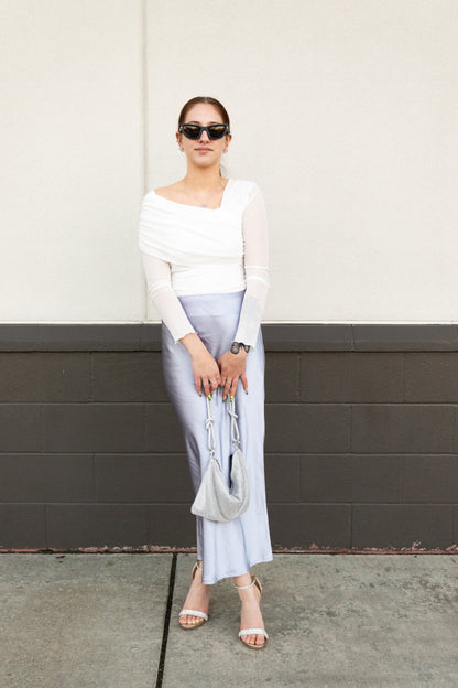 White One Shoulder Top | Swank Boutique