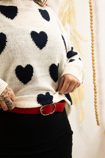 Valentine Heart Sweater | Swank Boutique